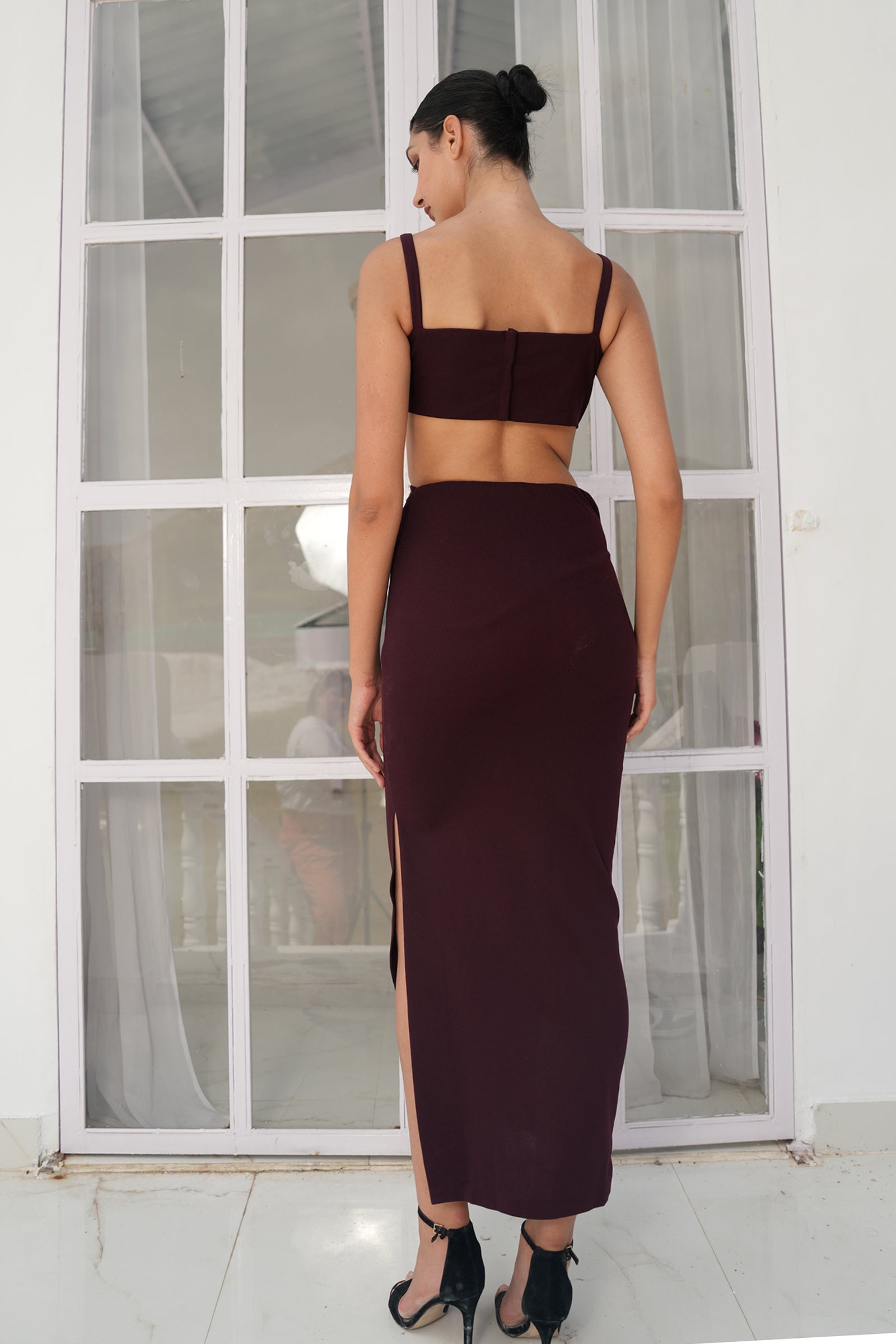 SLAY BURGUNDY MAXI