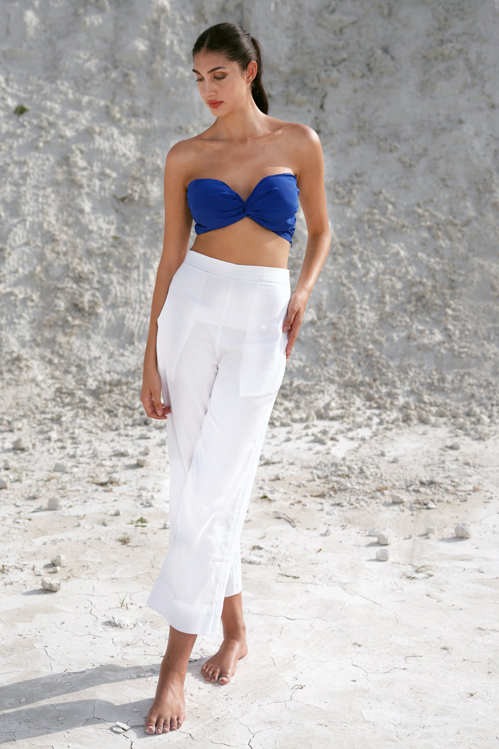 ELECTRIC BLUE TUBE TOP