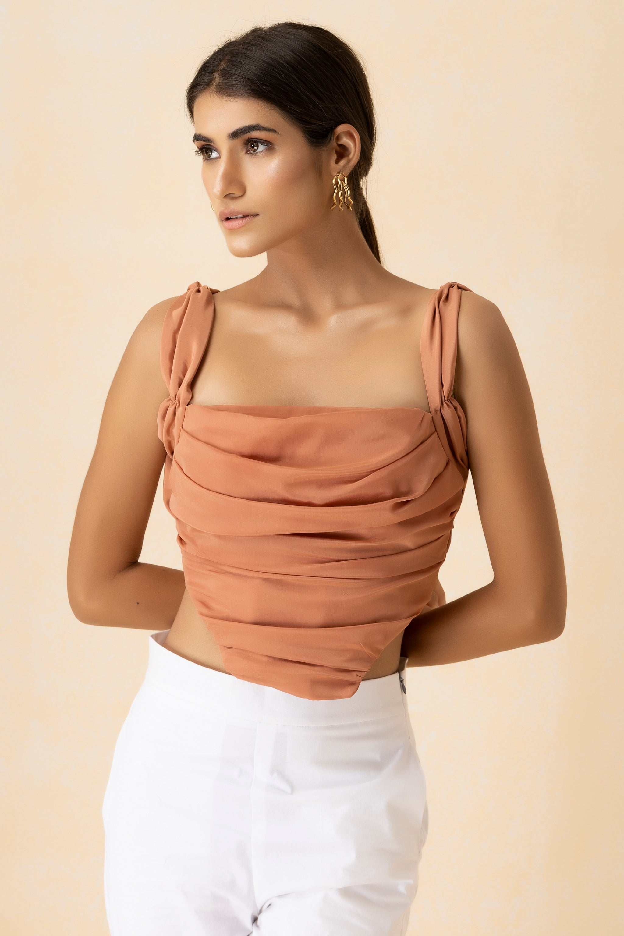 Powder Pink Corset Top