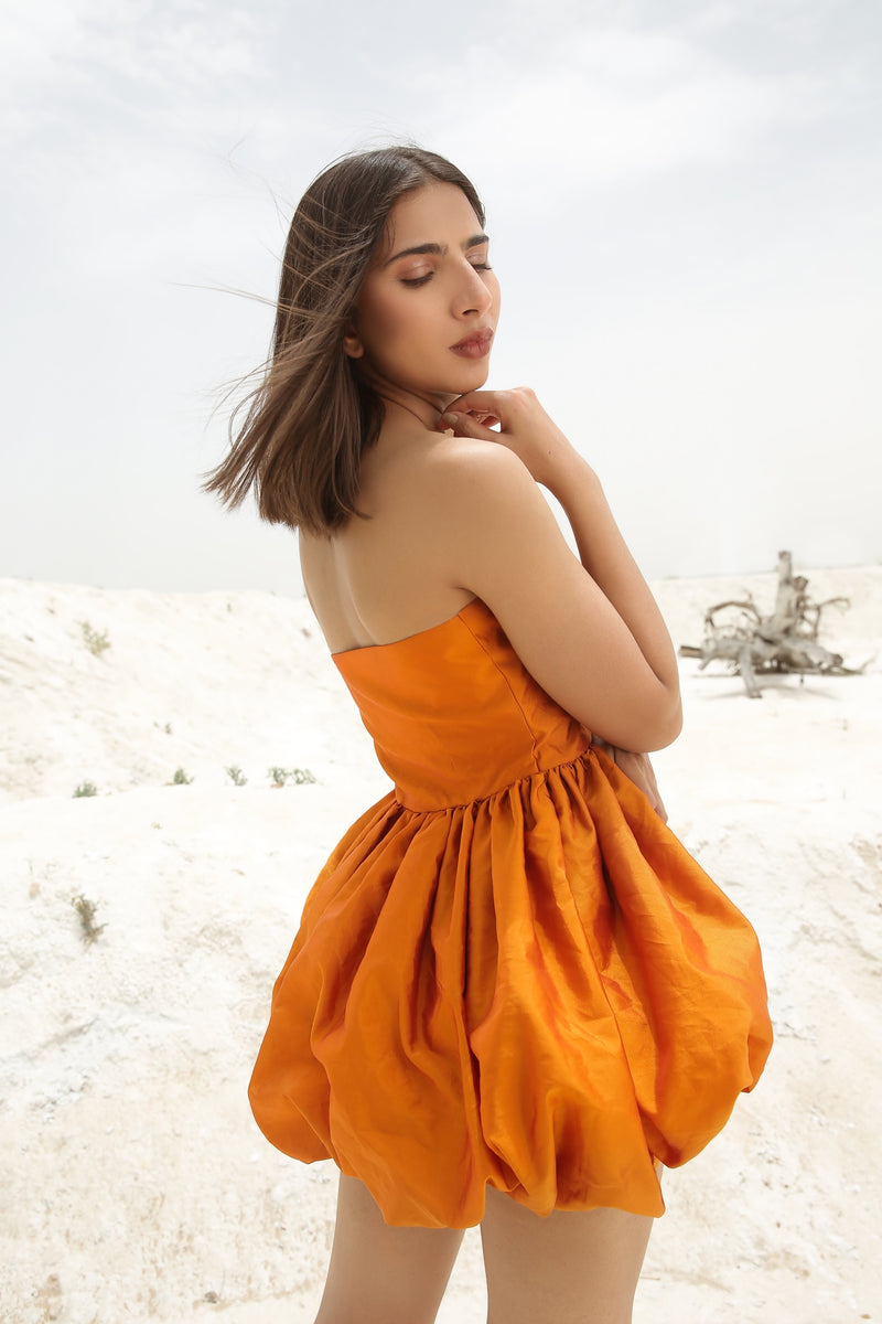 Mini Tube Dress Orange